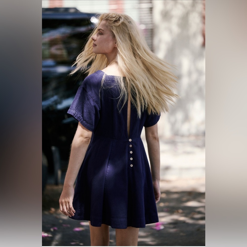 FREE PEOPLE BREEZY CHIC MINI DRESS - Picture 1 of 6